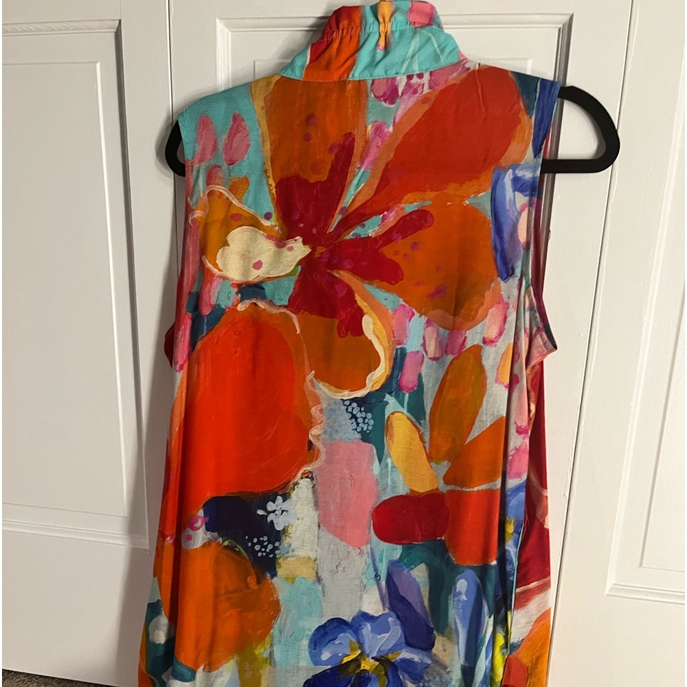 Top for over leggings. If you’re young enough, you could wear it for a dress.